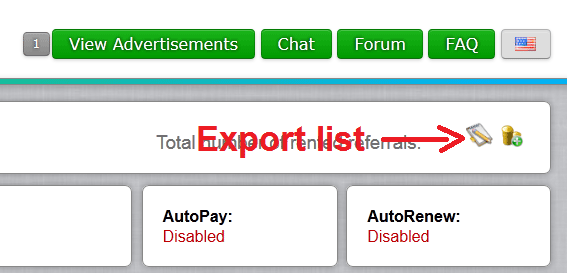 Exportlist